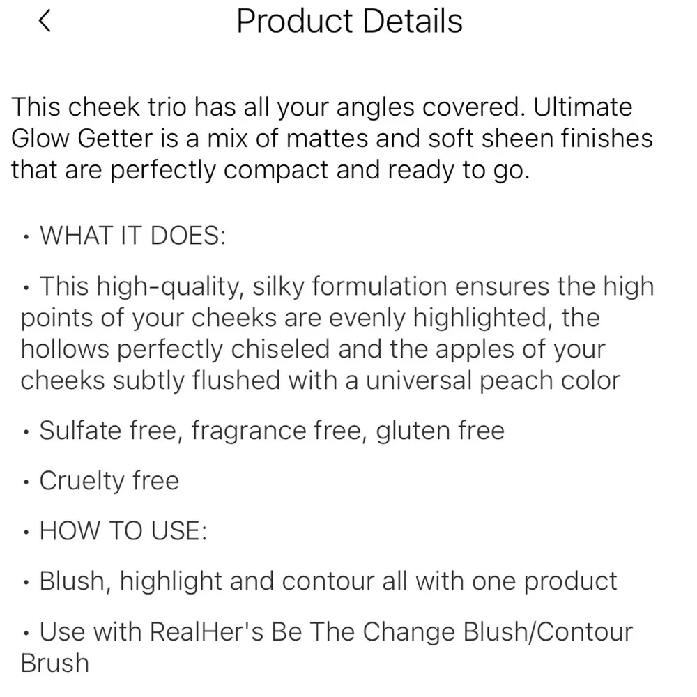 ✨ REALHER Ultimate Glow Getter Cheek Trio